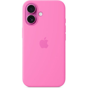 Apple Protectie pentru spate, material silicon pentru iPhone 16 Plus - Peony (SEASONAL)