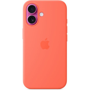 Apple Protectie pentru spate, material silicon pentru iPhone 16 Plus - Tangerine (SEASONAL)