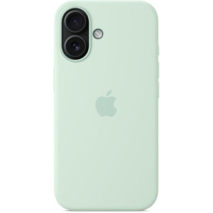 Apple Protectie pentru spate, material silicon pentru iPhone 16 Plus - Aquamarine (SEASONAL)