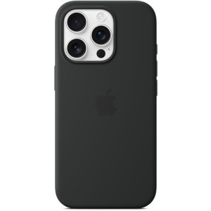 Apple Protectie pentru spate, material silicon pentru iPhone 16 Pro, culoare Black