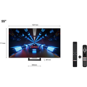 TCL Smart TV QLED 55C735 Seria C735 139cm 4K UHD HDR