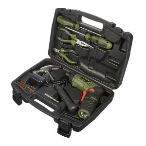 Heinner Pachet Surubelnita pe acumulator VTE002, 3.6 V Li-Ion, 1300 mAh, 4.5 Nm, 20 biti, adaptor + 5 scule de mana