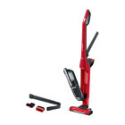 Aspirator Bosch vertical 2 in 1 Flexxo Gen 2 BBH3ZOO28 25,2V, Sistem Robust Air, Perie ALLFloor cu Led, Rosu, 0.4L