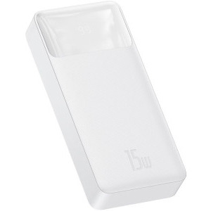Baseus Bipow 20000 mAh, 2x USB, 1x USB-C, 15, White