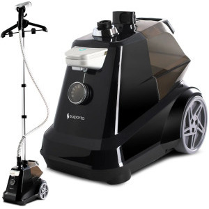 Suporto Aparat de calcat cu abur Steamer R3, 2200W, 45g/min, Negru