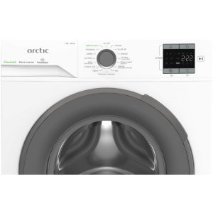 Arctic APLM1WFSU17210WG, Slim, 7 kg, 1200 RPM, Silent Inverter, ExtraSteam, SaveInAll, IronExpress, Clasa A, Alb