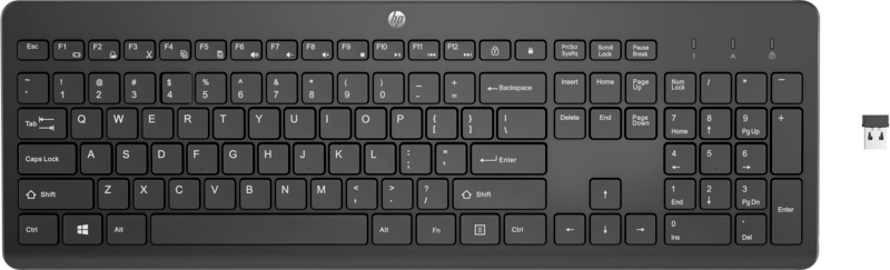 Tastatura HP 230 Wireless Black