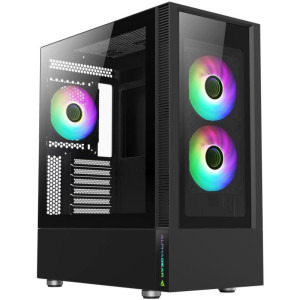 Gaming ZMEU Epic Max Advanced Edition, Intel i5-14400F 2.5GHz, 32GB DDR5, 1TB SSD, RTX 5050 8GB GDDR6, Iluminare RGB