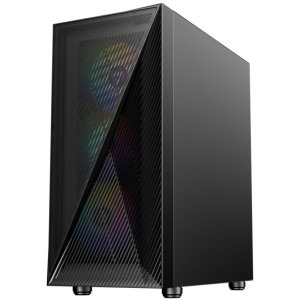 Gaming ZMEU Epic Max, Intel i5-14400F 2.5GHz, 32GB DDR5, 1TB SSD, RTX 5050 8GB GDDR6, Iluminare RGB