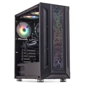 PC Gaming ZMEU Legendar Esports Edition, AMD Ryzen 5 5500 3.6GHz, 16GB DDR4, 960GB SSD, Intel Arc B570 10GB GDDR6, Iluminare RGB