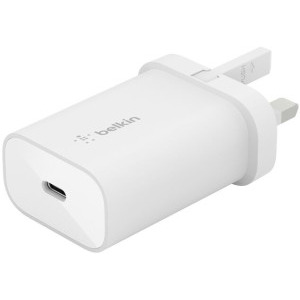 Belkin Boost Charge, 1x USB-C, Quick Charge 25 W, White