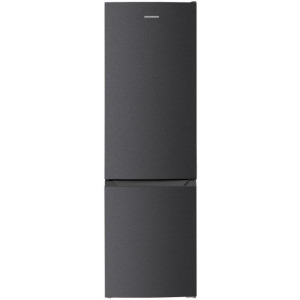 Heinner HC-HM315INVDGD, 315 L, Clasa D, Inverter, Control electronic, 186 cm, Antracit