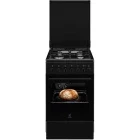 Aragaz Electrolux LKK520023K, Mixt, 4 arzatoare, Sistem de siguranta, Aprindere integrata, Timer, Grill, Clasa A, 50 cm, Negru