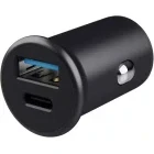 Incarcator auto Trust Maxo, 1x USB-C, 1x USB, 38 W, Black