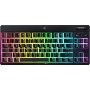 Razer BlackWidow V4 Low-Profile TKL HyperSpeed Wireless Orange Tactile Mechanical RGB Black