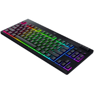 Razer BlackWidow V4 Low-Profile TKL HyperSpeed Wireless Orange Tactile Mechanical RGB Black