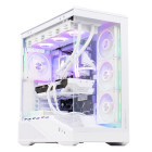PC Gaming GREUCEANU Hyper Alb Streaming Edition, AMD Ryzen 7 9800X3D 4.7GHz, 32GB DDR5, 2TB SSD, RTX 5090 32GB GDDR7, Iluminare RGB