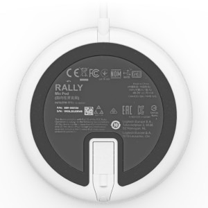 Logitech Microfon Rally Mic Pod White