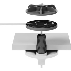 Logitech Suport tavan pentru Rally Mic Pod, White