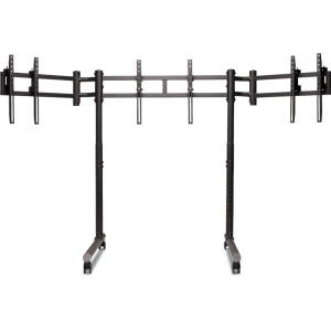 Next Level Racing Round Tube Free Standing Triple Monitor stand