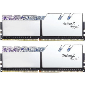 G.Skill Trident Z Royal RGB Silver 16GB DDR4 4600MHz CL18 1.45v Dual Channel Kit