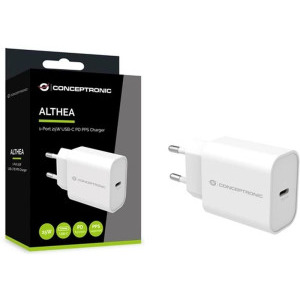 Conceptronic 1x USB-C, PD 25W, White