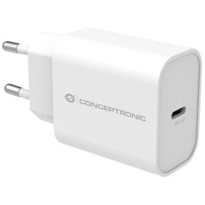 Incarcator retea Conceptronic 1x USB-C, PD 25W, White
