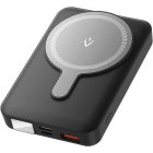 Baterie externa Vention 10000 mAh, magnetic wireless, 1x USB-C, 1x USB, black