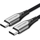 Cablu de date / adaptor Vention USB-C Male la USB-C Male, 2 m, Black