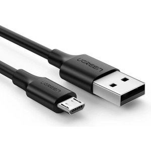 Cablu de date / adaptor Ugreen US289, USB Male la microUSB Male, 2 m, Black