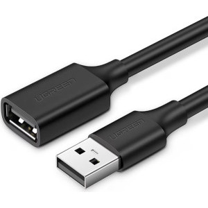 Ugreen US103 Extensie USB tip A 2.0 Male la USB tip A 2.0 Female, 3 m, Negru