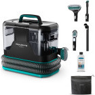 Aspirator Rowenta Clean It IN5020F0, cu spalare, 750W, 1.5L, Negru/Verde