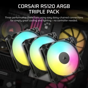 Corsair RS120 ARGB 120mm Three Fan Pack
