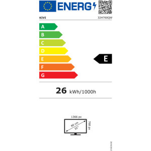 KIVI Smart TV 32H760QW Seria H760QW 80cm alb HD Ready