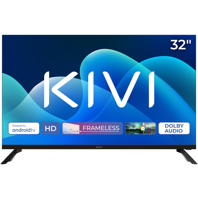 Televizor LED KIVI Smart TV 32H730QB Seria H730QB 81cm negru HD Ready