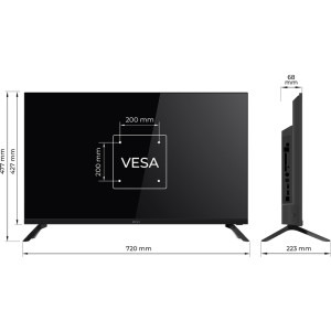 KIVI Smart TV 32H730QB Seria H730QB 81cm negru HD Ready
