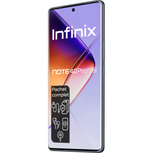 INFINIX NOTE 40 Pro+, 256GB, 12GB RAM, Dual SIM, 5G, 4-Camere, Obsidian Black