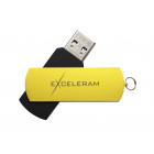 Memorie externa Exceleram P2 16GB USB 2.0 Black/Yellow