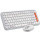 Kit periferice Logitech Pop Icon Combo, Bluetooth, Off-White