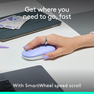 Logitech Pop Icon Combo, Bluetooth, Lilac