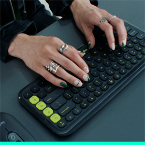 Logitech Pop Icon Keys, Bluetooth, Rose