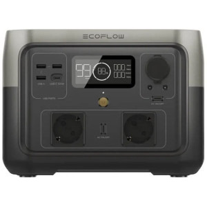 EcoFlow Power Station River 2 Max, statie portabila stocare energie, 1000W, 512Wh