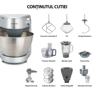 Kenwood Prospero+ KHC29A.R0SI, 1000W, 4.3L, Argintiu