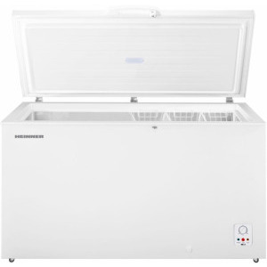 Heinner HCF-HS420E++, 420 L, Clasa E, Inverter, Control mecanic, Alb