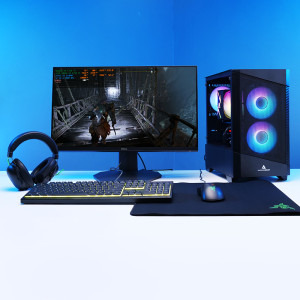 Gaming BALAUR Battle Pack Black Friday Edition (include PC Gaming , Monitor Gaming, Mouse, Tastatura, Casti, Mouse pad)
