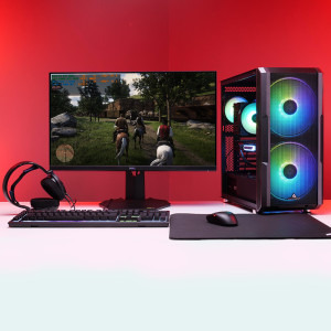 Gaming DRAGON Battle Pack Black Friday Edition (include PC Gaming , Monitor Gaming, Mouse, Tastatura, Casti, Mouse pad)