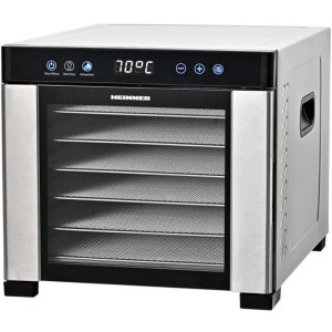 Heinner Deshidrator alimente, HFD-KD600SS, 650W, Argintiu