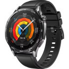 SmartWatch Huawei Watch GT 5, 46mm Deep Tarnish Stainless Steel, curea Black Fluoroelastomer