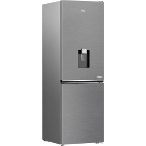 Beko B3RCNA364HDXB, 316 L, Clasa E, No Frost, HarvestFresh, AeroFlow, MaxStore, Dozator apa, 186 cm, Inox