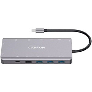 Canyon Multiport Universal USB Tip C 13-in-1, Gigabit LAN